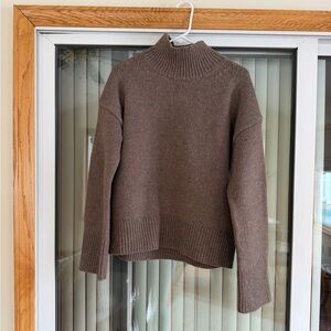 Alex Mill “Betty” Brown Turtleneck Sweater